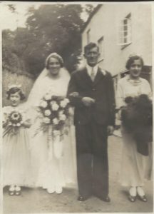 Doris and Percy Back Wedding 26th September 1935