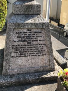 Bishopsteignton Memorial 15/16 Names