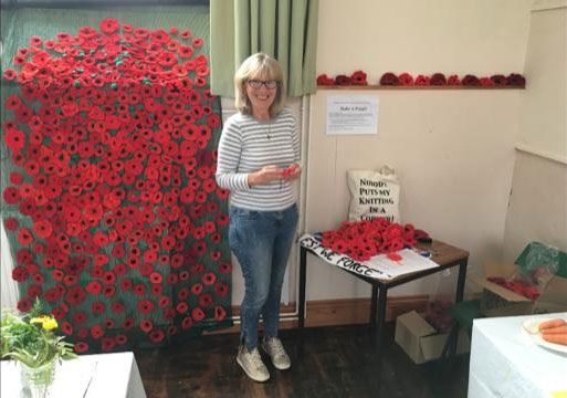 Poppy organiser Caroline