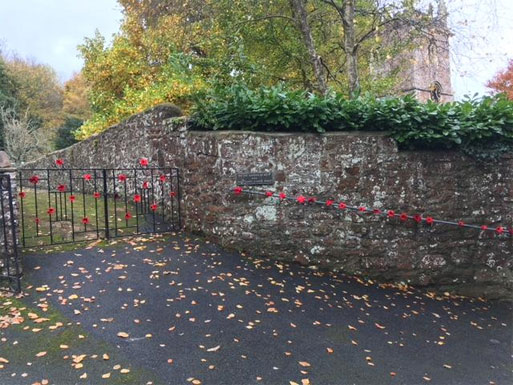 Poppies, St Johns Church Bishopsteignton