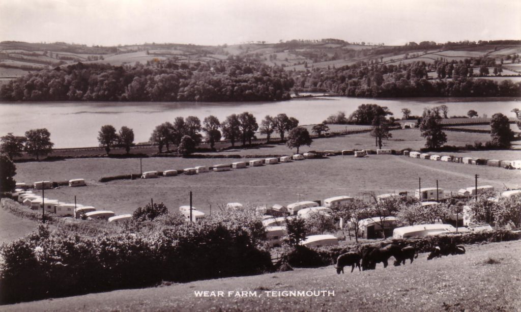 Black and white photograph of Wear Farm, Bishopsteignton