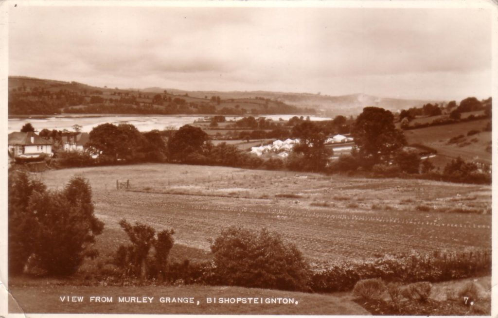 Sepia phograph of the view from Murley Grange