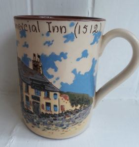 Devon Pottery The Old Commercial Inn mug front