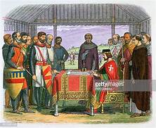King John sealing Magna Carta