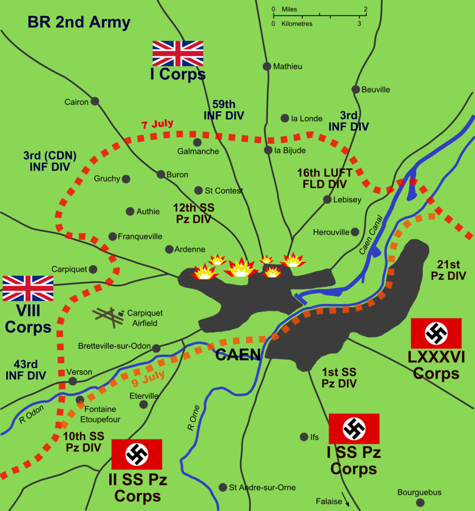 Battle Caen 1944