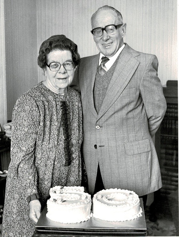 Edith and Fred Quantick Golden Wedding 1983