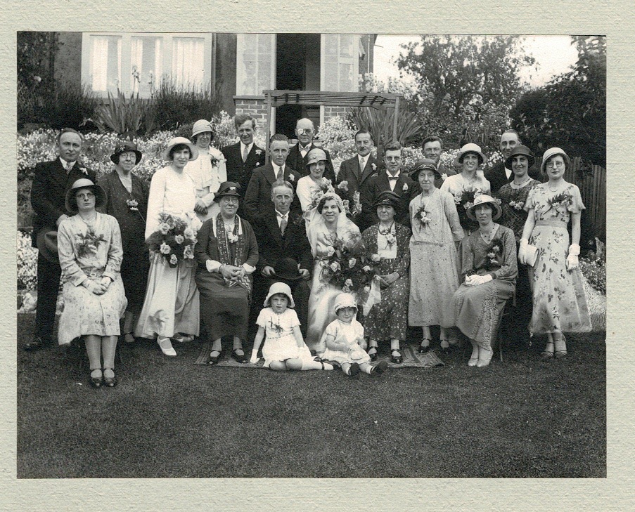 Edith and Fred Quantick Wedding Party