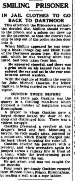 Gaskin recapture Daily Herald - Monday 09 February 1931