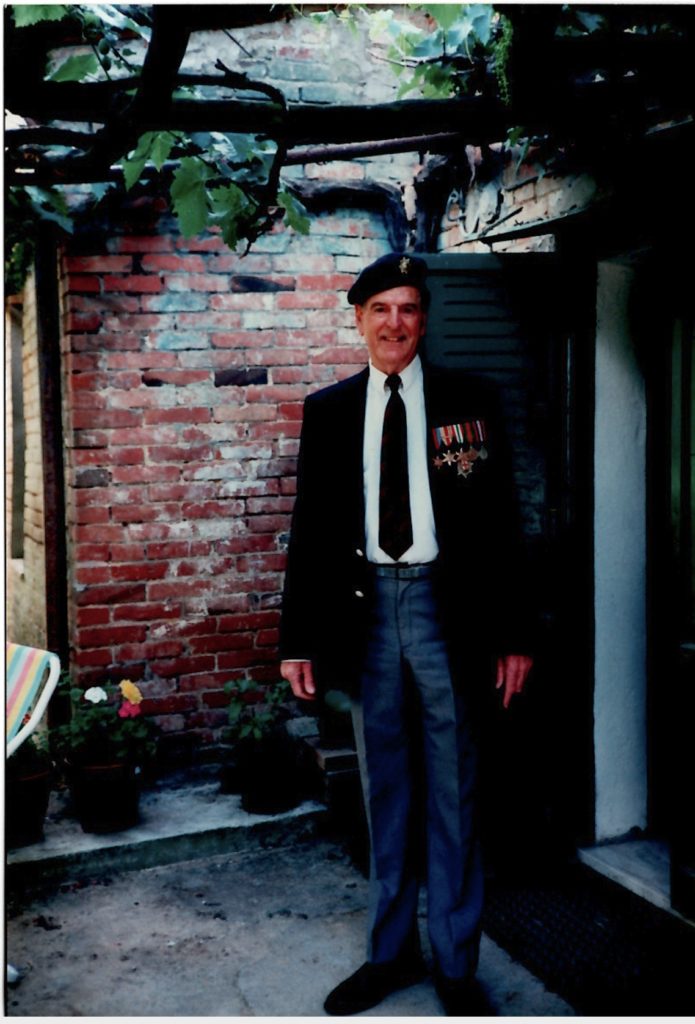 Philip Gourd with campaign medals 1990s