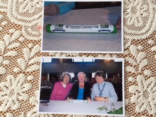 June Plunkett, Venice James and Glenys Evans at the 2015  National Federation of Women’s Institutes Annual Meeting