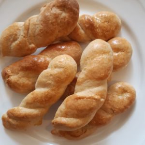 Photograph of Greek biscuits.