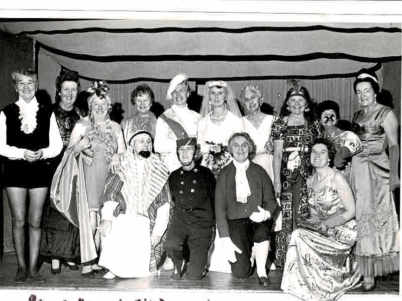 WI Panto show for Old Folks 1971