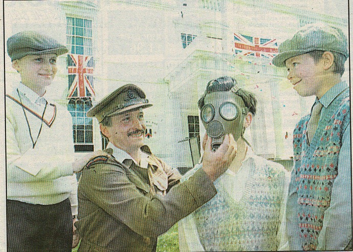 Gas mask fitting 1995 Teignmouth