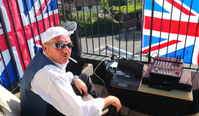 40s DJ in the sunshine VE Day 75