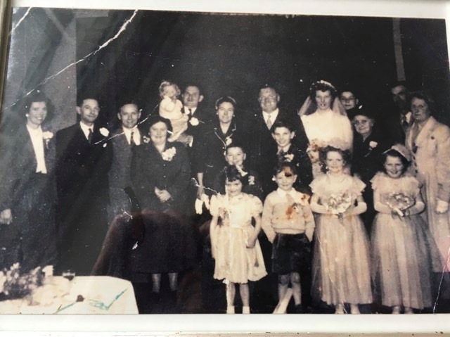 Fred & Jean Sharland wedding 1956