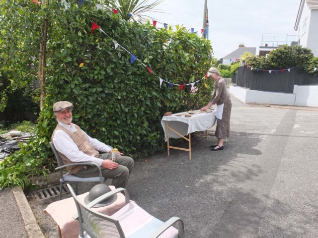 Setting out the stall VE Day 75