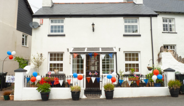 Trinity Cottage on VE Day