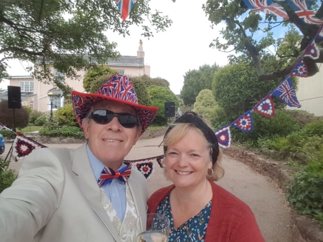 Rob and Helen in fine form on VE Day