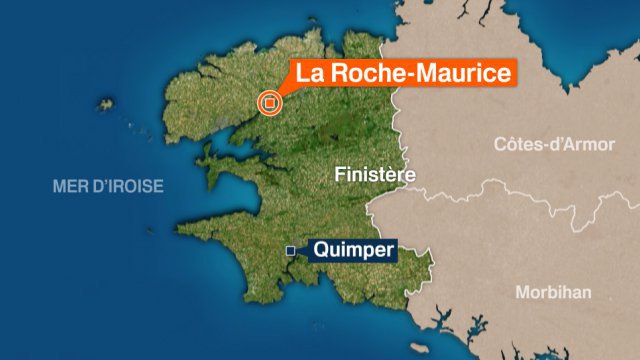 Map La Roche Maurice Location