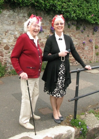 Ladies in costume