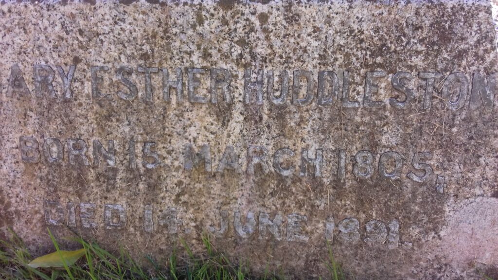 Huddlestone Gravestone St John's Churchyard