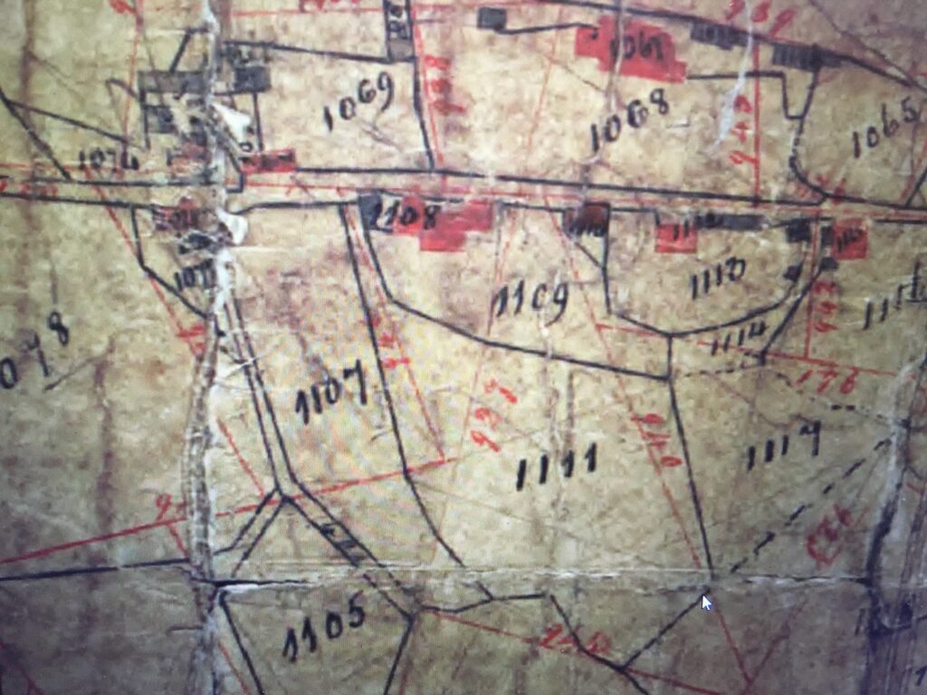 1836 Tithe map