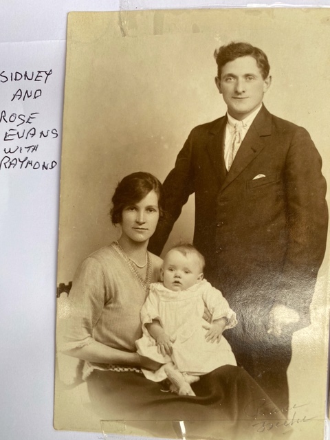 Sidney and Rose with Raymond as a baby