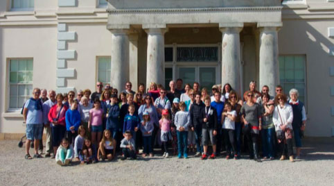 2018 Twinning outside Saltram House