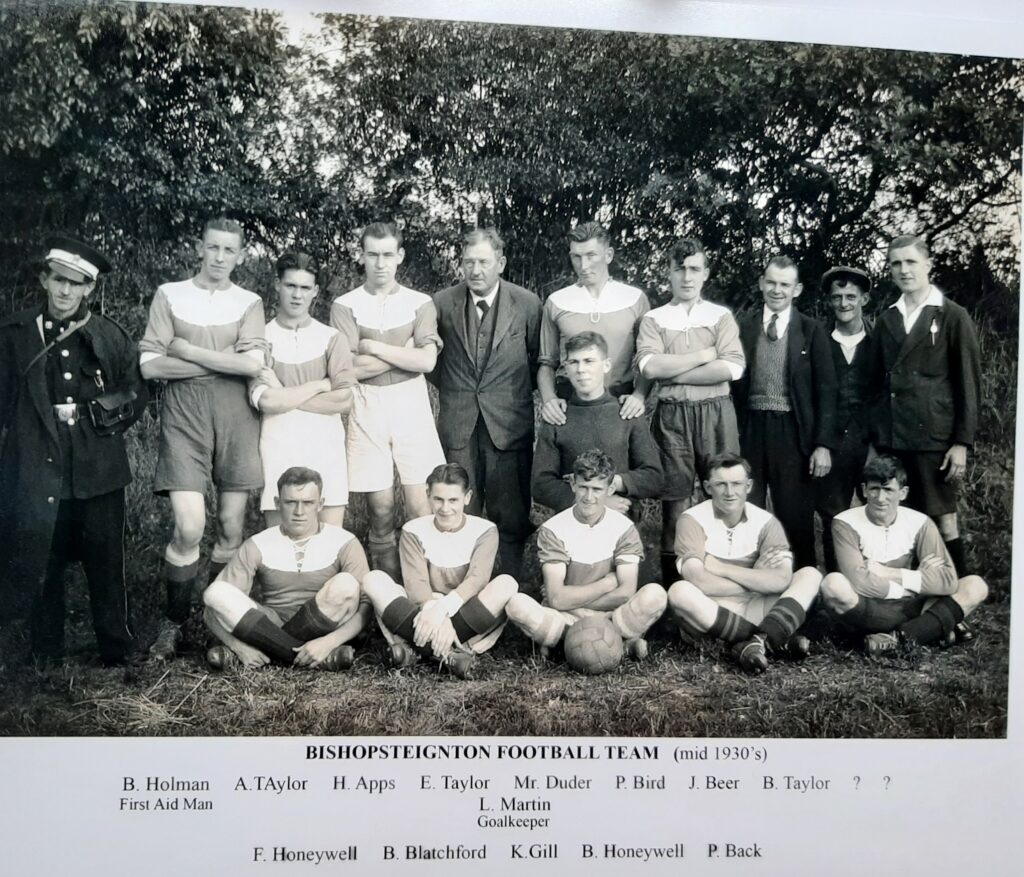Bishosteignton Football Club 1930s