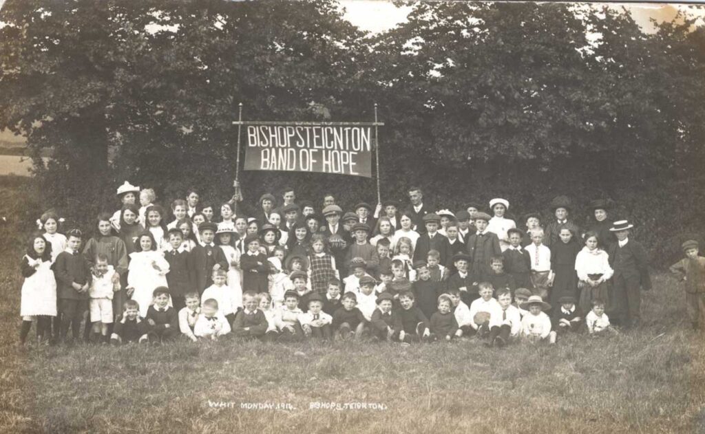 Photograph of the Band of Hope 1914 Bishopsteignton