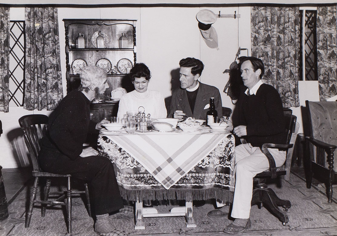 Photograph of a scene from the play 'Haul for the Shore' presented by Bishopsteignton Players in 1963