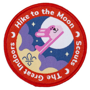 Scouts Hike to the Moon badge