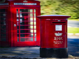 Post and telephone boxes