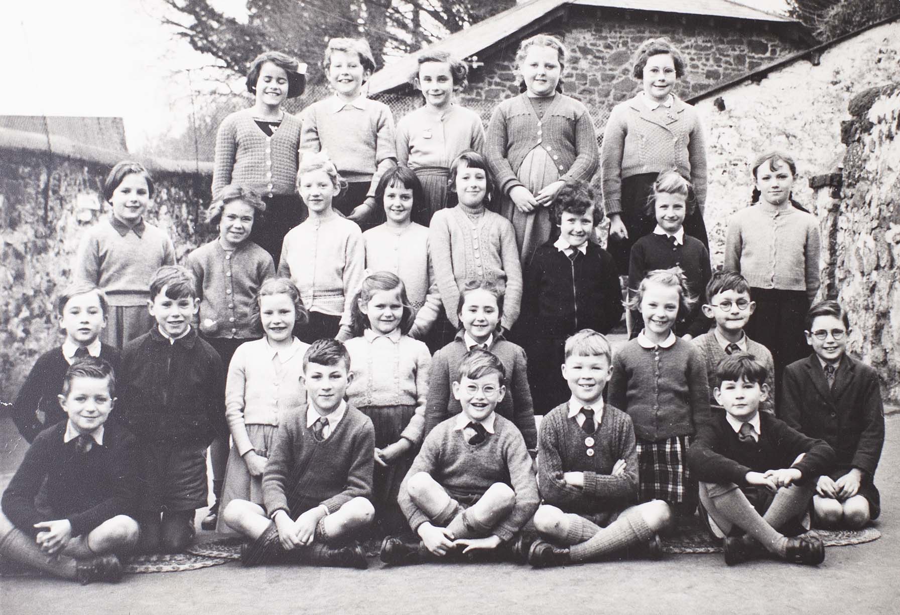 Photograph of Bishopsteignton School Class Photo 1950