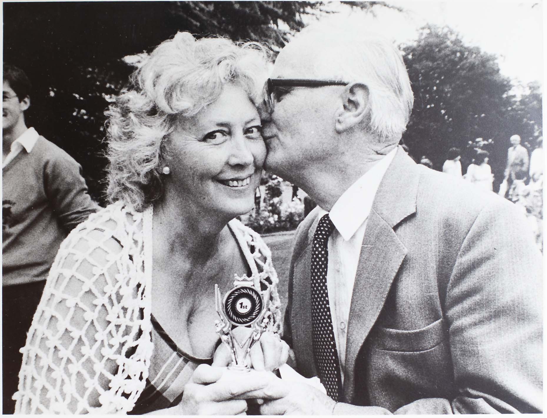 Photograph of Sheila Robbins and Jim Quantick front