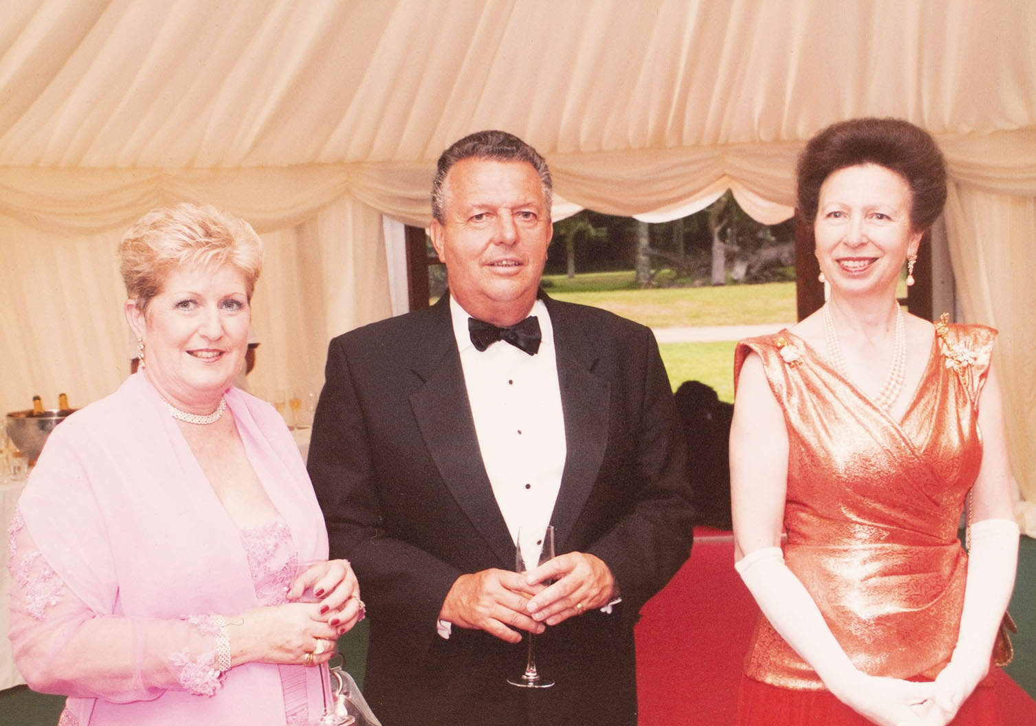 Sir Andrew Ridgway with HRM Princess Anne