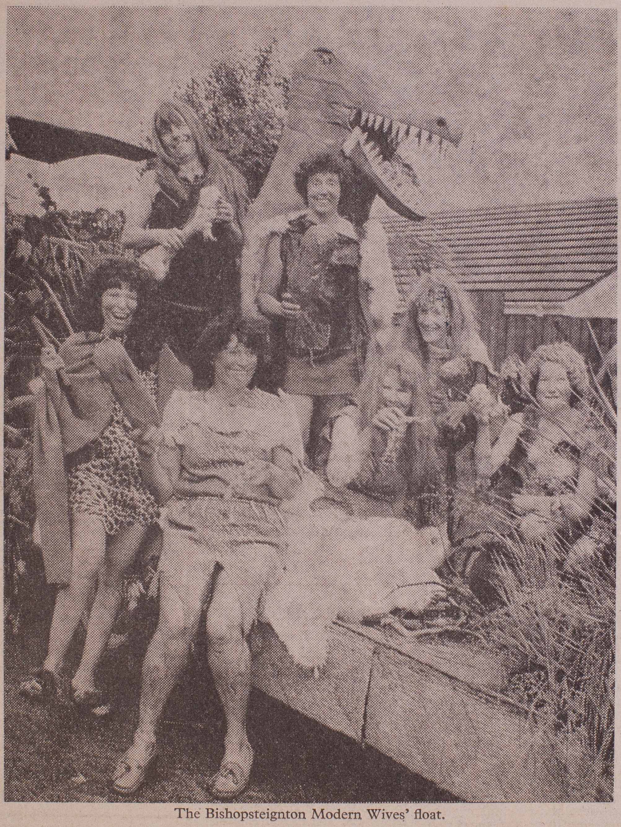Modern wives festival float 1980 Advertiser newspaper cutting part of 27086