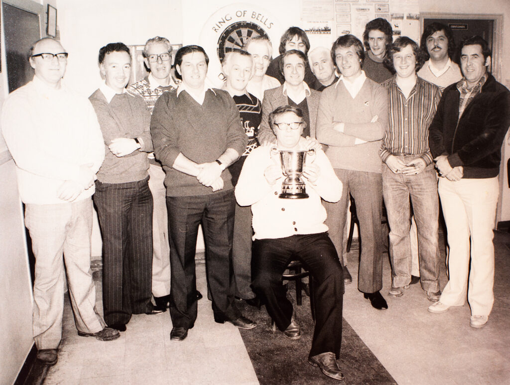 Photograph of the Ring of Bells Darts Team