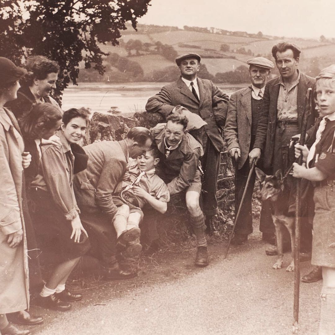 Photograph of Beating the Bounds attendees