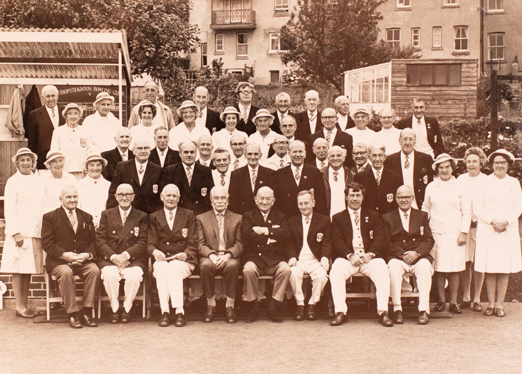 Photograph of Bishopsteignton Bowls Club 1974