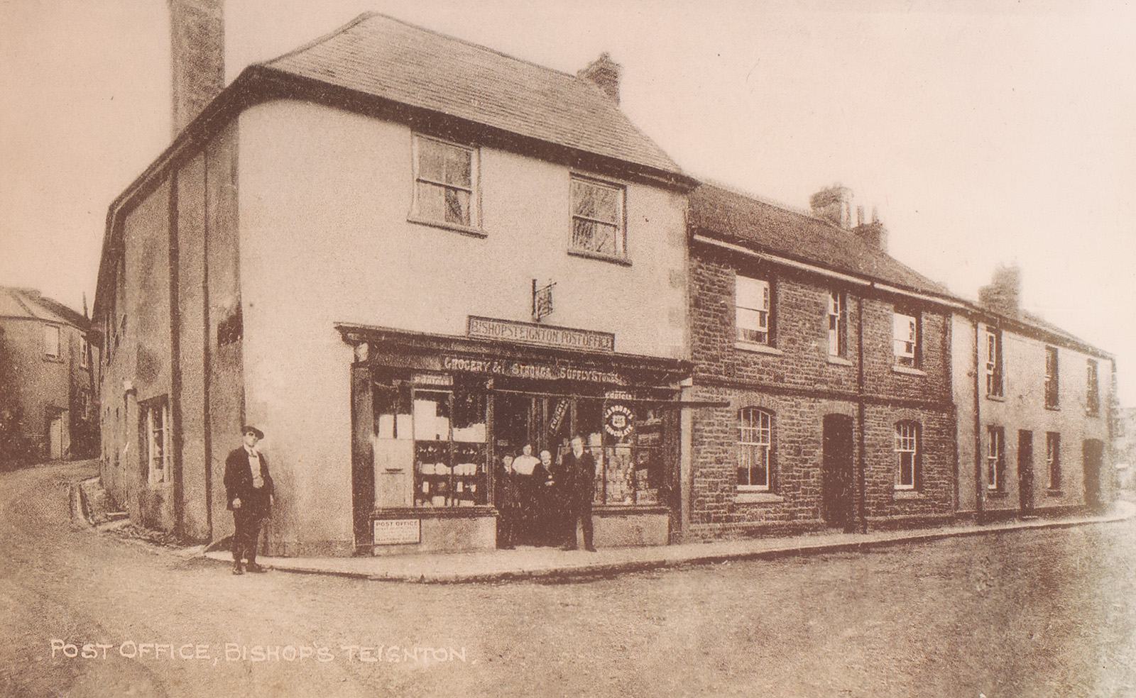Photograph of Supply Stores and Cottage next door c1900s