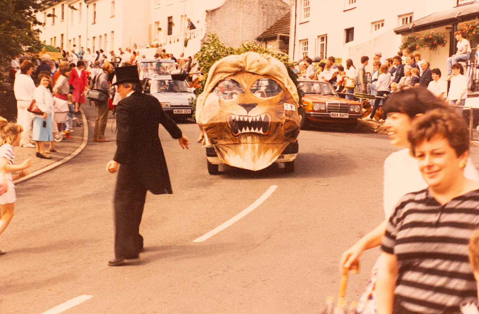 Photograph of the Bishopsteignton Carnival 1970s