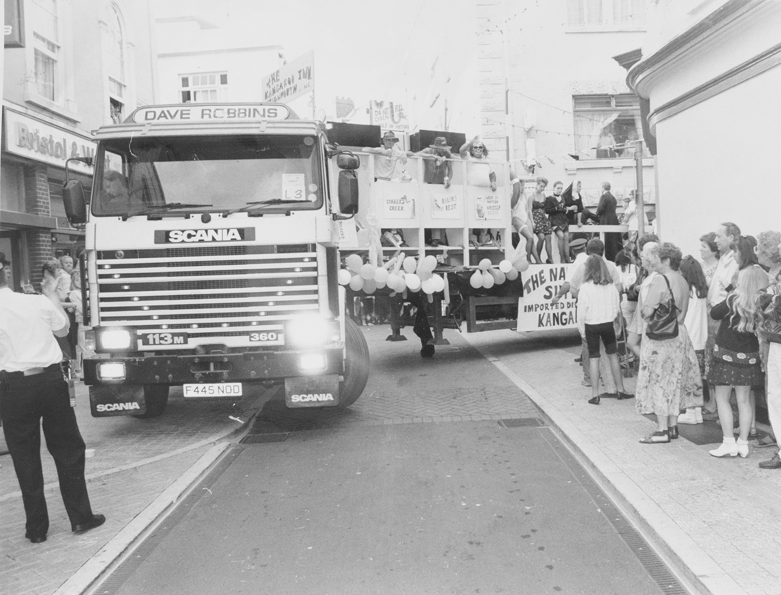 Photograph of the Teignmouth Carnival 83/84