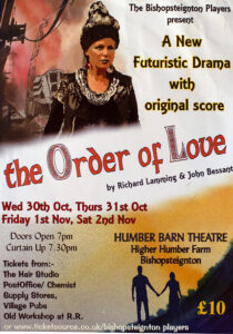 Printed Material for Bishopsteignton Players play 'The Order of Love'