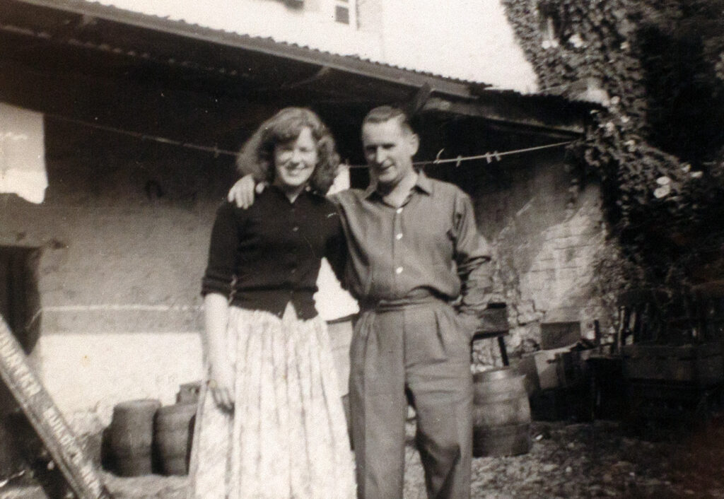 Photograph of the Landlords of The Manor Inn - George & Phyl Johnson