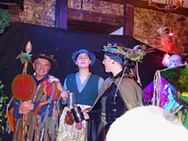 Photograph of Bishopsteignton Players Play 'Mummers' 2020