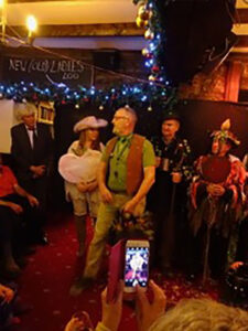 Photograph of Bishopsteignton Players Play 'Mummers' 2020