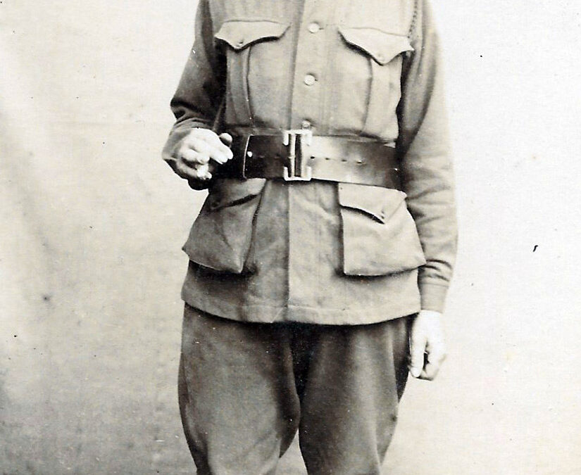 William Ernest Back WW1