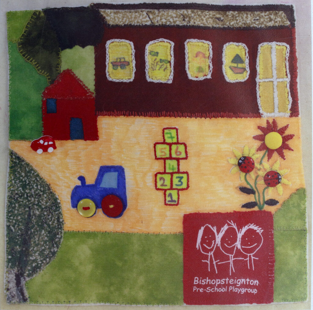 Bishopsteignton Community Wall Hanging Project - The pre-School