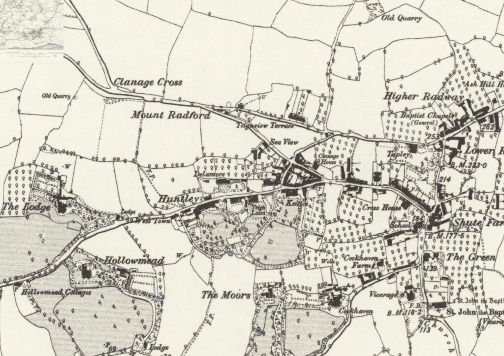 1887 map central village
